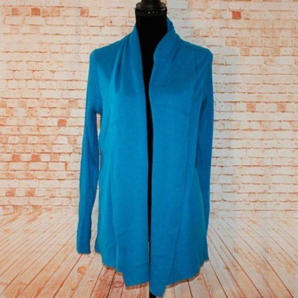 Banana Republic Blue Open Cardigan Size L